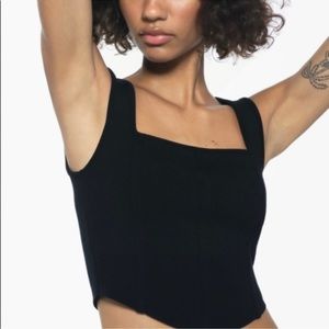 Zara Corset Cropped Top